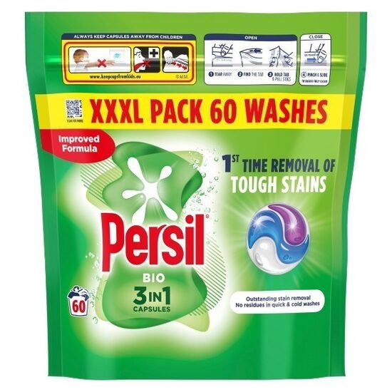 Persil Bio 3in1 kapsulas traipiem (60)